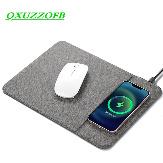 Mouse Pad WIth Qi Wireless Charging PAD